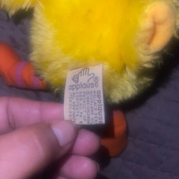 Big Bird YELLOW  Plush vintage 1983 applause  9" sesame street - Picture 11 of 13